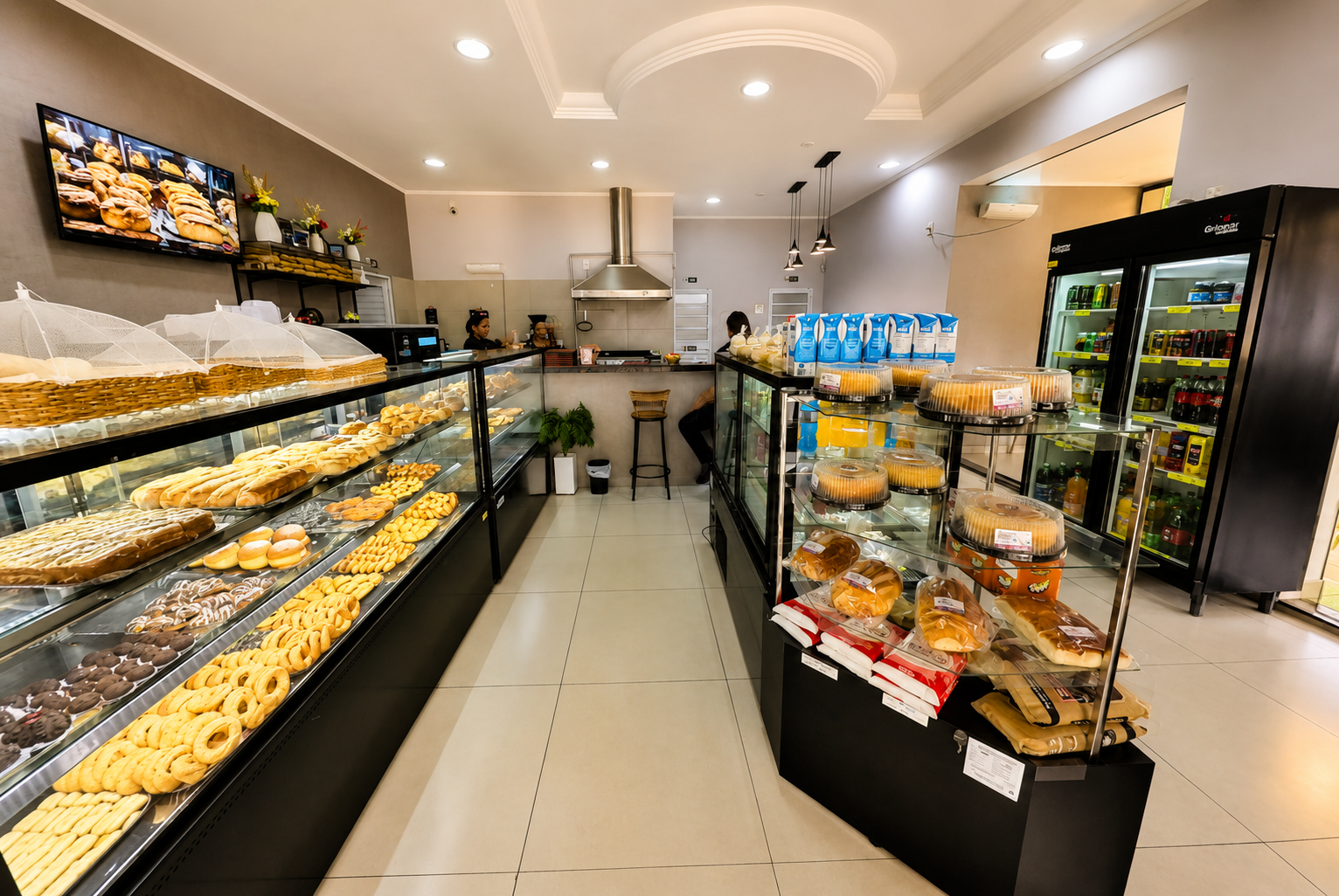 Interior da Padaria